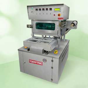 Machine d'emballage sous vide semi-automatique pour barquettes alimentaires, équipement industriel de scellage sous film, en acier inoxydable SUS304 - Product Image 5