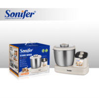 Robot pâtissier Sonifer SF-8227 avec bol de 9 L, moteur en cuivre pur, pétrin pour pâte à pain et fermentation, idéal pour les pâtisseries