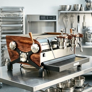 Máquina de Café Espresso Comercial de Diseño Retro, 15 Bares, Caldera Doble, Semiautomática - Product Image 5