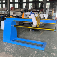 Machine de pliage de tubes ronds de 1,2 mm (calibre 18) conforme à la norme CE, pour la fermeture des coutures de conduits de ventilation de 1400 mm