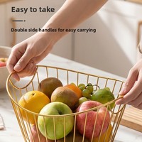 Smeedijzeren fruitplateau Scandinavische stijl eenvoudige moderne woonkamer huisdecoratie fruitmand