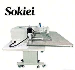 Machine à coudre industrielle plate à point noué, simple aiguille, avec étui de transport et rangement, neuve - Product Image 1