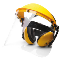 Casque de sécurité forestier avec visière et protège-oreilles, casque de protection pour travaux forestiers et industriels