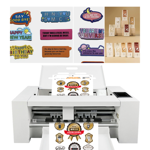 Máquina de corte de etiquetas con alimentación automática H370S, corte de contorno con cámara a 1200 mm/s, troqueladora digital para hojas de pegatinas tamaño A3+ - Product Image 1