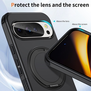 Funda Protectora Híbrida de TPU+PC Resistente con Anillo Magnético Giratorio de 360 Grados para Montaje en Coche, Compatible con Google Pixel <span class=keywords><strong>11A</strong></span> 10A 10 Pro XL - Product Image 6
