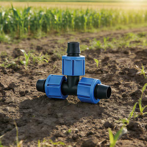 Raccordi a T per Tubi Gocciolatori da 16mm, a 3 Vie con Barba, per Irrigazione Frutteti - Product Image 5