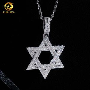 हिप हॉप मोइससानाइट ज्सानाइट ज्वेलरी 925 सिल्वर बनाम डी मोइससानाइट डायमंड फाइन आकर्षण पेंडेंट - Product Image 1