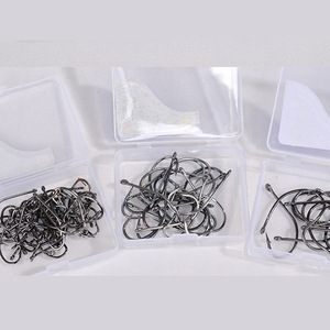 Aohu Marusei Fishhook High Carbon Steel Barbed Long Shank Freshwater Fishing Hook <b>Boxed</b> Tube - Product Image 2