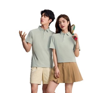 Polo fin d'été personnalisé pour homme, gris foncé, en polyester, couleur unie, pour le travail et l'usage quotidien - Product Image 4