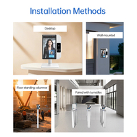 Easco - Máquina Biométrica de Control de Acceso con Reconocimiento Facial y Visión Nocturna de 8 Pulgadas con Montaje en Pared para Oficina