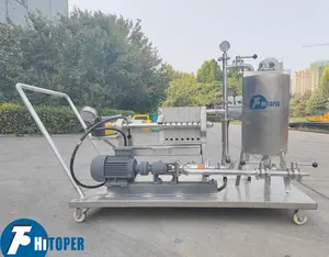 Wine filtering equipment of small membrane filter press system for sale