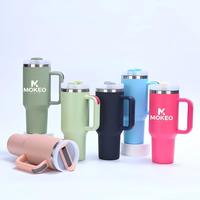 Mug isotherme en acier inoxydable avec poignée, logo personnalisé, pour les voyages d'affaires, les événements d'entreprise, les cadeaux clients