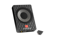 Subwoofer actif pour voiture HYANKA SODA-10ASW 10 pouces 100W RMS avec boîtier en aluminium, haut-parleur de voiture alimenté