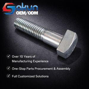 Bulloni Semi-Lavorati in Acciaio al Carbonio Zincato con Testa Quadrata e Finitura Liscia - Product Image 1