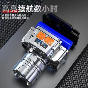 Linterna frontal LED recargable de aleación de aluminio con zoom y regulación de intensidad para pesca y uso en exteriores - Product Image 4