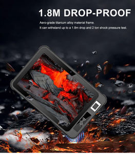 10.1 inç 2.3 65 IP65 4G RAM 64G ROM Android 10 8 çekirdekli GHZ sağlam Tablet barkod tarayıcı NFC parmak izi Android Tablet - Product Image 6