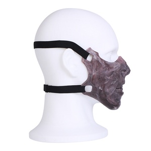 SHAZ - Máscara de silicona de media cara, máscara de fetiche, máscara para juegos de rol, máscara BDSM, equipo de bondage, juguetes sexuales para mujeres y hombres - Product Image 4