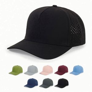 Gorras de Béisbol Promocionales Ecológicas Impermeables de Secado Rápido de 6 Paneles, con Orificios Láser y Logotipo Personalizado, Unisex, Venta al Por Mayor, Top Ventas 2024 - Product Image 1