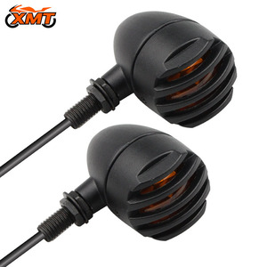 Clignotants de moto noirs pour <span class=keywords><strong>Chopper</strong></span> Cafe Racer - Product Image 6