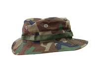 Chapeau Boonie camouflage tactique respirant avec œillets et cordon, unisexe, toutes saisons