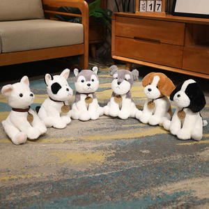 ตุ๊กตาหมานั่งตุ๊กตาสัตว์นุ่มนิ่มของตกแต่งบ้านของขวัญวันเกิดสำหรับเด็ก - Product Image 5