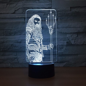 <span class=keywords><strong>Gran</strong></span> Gennie LED 3D ilusión lámpara USB 7 CAMBIO DE Color figura táctil 3D luz nocturna estado de ánimo novedad lámpara regalos de vacaciones - Product Image 6