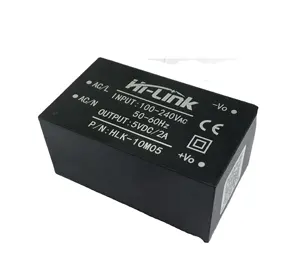 Hi-Link原装制造商降压转换器220v至5v 12v 10w交流-DC紧凑型隔离开关电源模块HLK-10M05