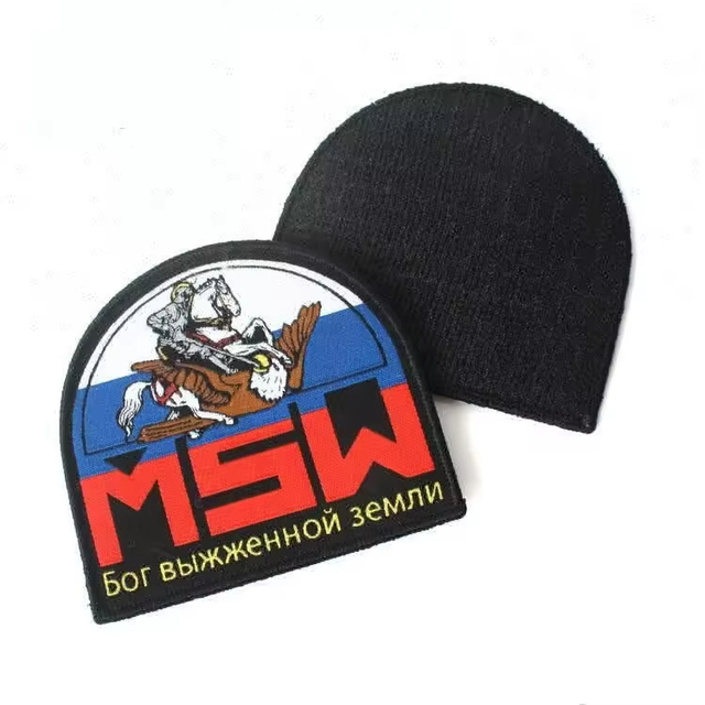 Custom Hot-pressed 3D Three-dimensional LOGO Eco-friendly Woven Fabric Embroidery Patch for Hats Custom Design Ironing Sewing
