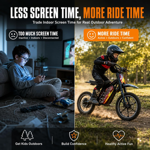 eAhora S4 Plus Moto électrique tout-terrain pour enfant avec batterie 48V10.4AH et 3 vitesses réglables - Product Image 6