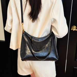 Sac bandoulière de mode transfrontalière pour femme, grande capacité, sac de banlieue haut de gamme, sac sous le bras, sac à bandoulière texture rétro - Product Image 2