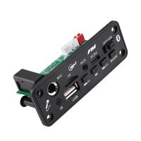 MP3 Bluetooth Güç Amplifikatörü Kod Çözme Kartı 2 * 3W Mikrofon Soketi ile MIC Bluetooth U Disk TF Kart AUX Yayını