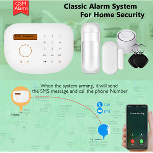 {Fabricante} Sistema de Seguridad Inteligente para el Hogar, Alarma Antirrobo Inalámbrica GSM con Sensor de Humo y Fuego, Económico - Product Image 2