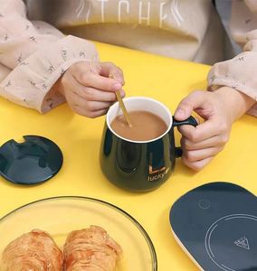 Juego de Tazas Eléctricas Portátiles de Cerámica con Temperatura Constante USB OEM, Posavasos con Termostato de 55 Grados, 350 ml, Regreso a Clases - Product Image 4
