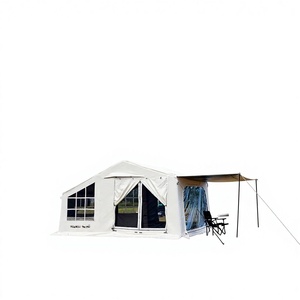Tente gonflable de luxe à double couche pour toutes les saisons, pour le camping en plein air, imperméable, résistante au vent, portable, ouverture rapide et automatique - Product Image 1
