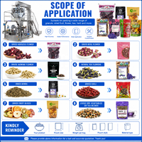 Rundvlees jerky koffiebonen biltong hondenvoer snoep gevriesdroogd fruit hibiscusbloem zakje doypack verpakking verpakkingsmachine