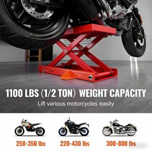 Cric de levage central à ciseaux pour <span class=keywords><strong>moto</strong></span> 1100 LBS, support en acier avec goupille de sécurité pour VTT, <span class=keywords><strong>moto</strong></span> de route, cruiser, <span class=keywords><strong>moto</strong></span> de tourisme, <span class=keywords><strong>moto</strong></span> tout-terrain - Product Image 6