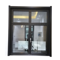 Vente en gros de Offre Spéciale Fenêtres à battant Cadre blanc Louvre de sécurité Fenêtre en aluminium Fenêtres à battant Bon marché Cadre blanc
