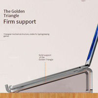 Support portable pour ordinateur portable X18 pour bureau, support pour ordinateur portable en aluminium, support ergonomique pour ordinateur portable de 17 pouces et moins, tablettes