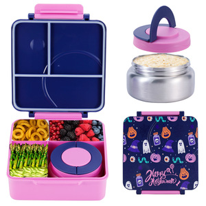 Lonchera Bento Estética para Adolescentes con Recipiente Térmico para Alimentos, Compatible con Mochilas, Contenedor Bento Hermético Estilo <span class=keywords><strong>Jansport</strong></span> - Product Image 5