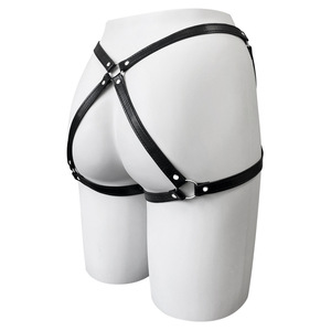 Calças de Couro Sensuais para Adultos com Algemas e Design de Cintura em PU para Casais, Brinquedos Alternativos para Flertes - Product Image 5