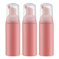 Mini bouteille de Mousse nettoyante, 30Ml, 50 Ml, 4 Oz, 150Ml, bain, lavage des cils, Mousse rose givrée, pompe, bouteille de shampoing pour cils