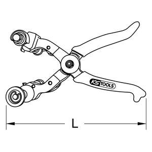 KS TOOLS Pince à dénuder les isolants, 26-52mm - Product Image 2