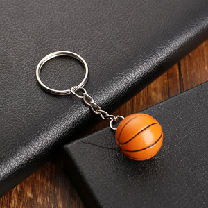 Barato de fábrica Mini 3D PVC deportes Footy béisbol llaveros accesorios de coche llavero bolsa decoración <span class=keywords><strong>NBA</strong></span> baloncesto bola llavero - Product Image 5