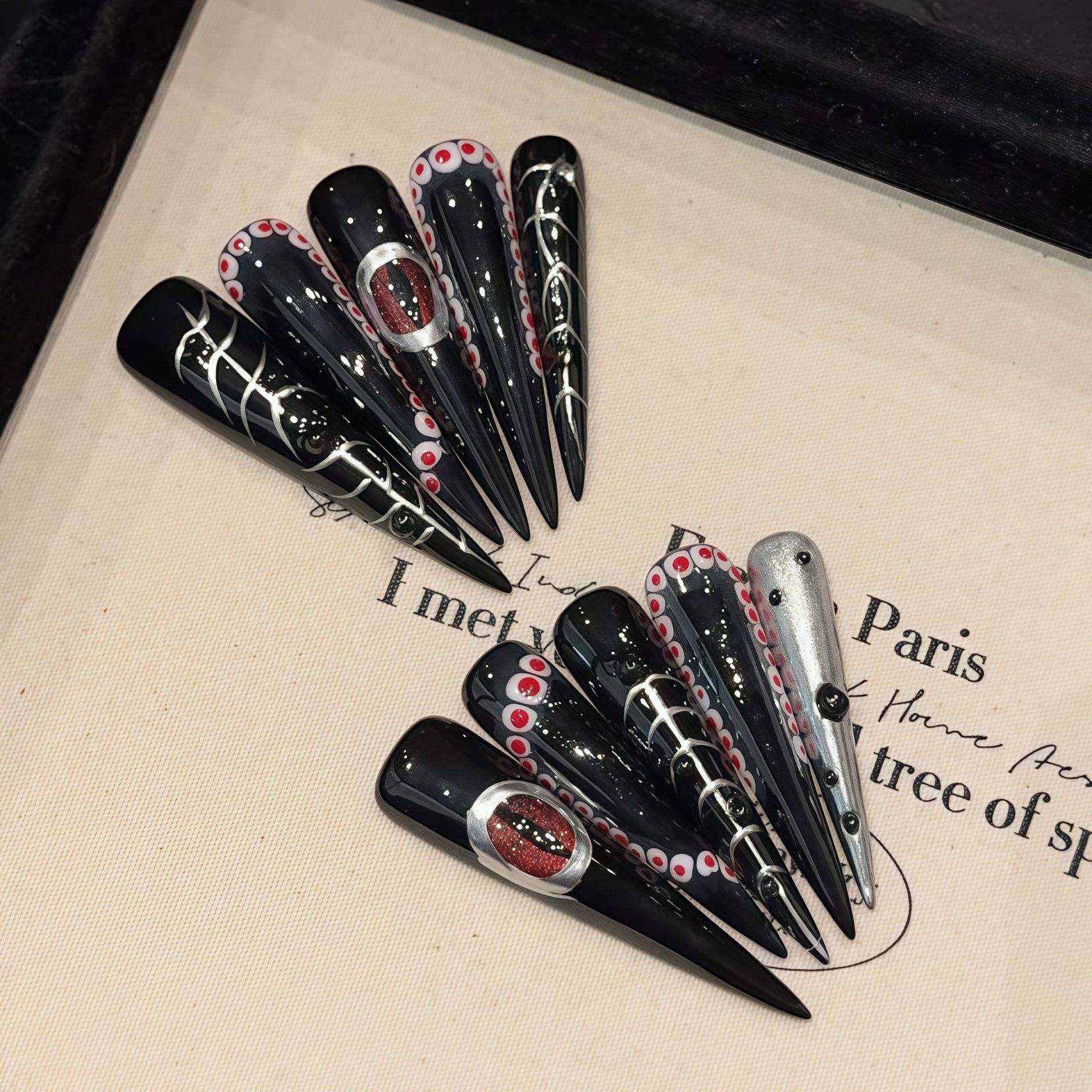 2806-european and american super long tip