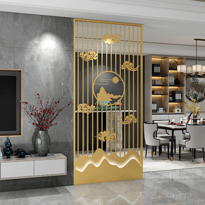 Cloison de séparation pour restaurant, grille en fer forgé pour l'entrée, le salon et le hall, décoration simple - Product Image 2