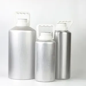 Wadah kemasan aluminium kosmetik, kualitas tinggi 50ml 100ml 200ml 300ml 500ml untuk minyak zaitun