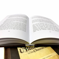 Impression de livres reliés à dos rond personnalisés, reliure à dos rond, papier offset fantaisie, roman