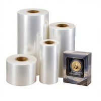 Film thermorétractable POF hygiénique et recyclable avec logo personnalisé, livraison rapide, fournisseur en gros pour l'emballage de pièces commémoratives