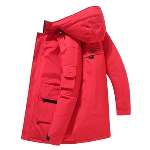 Nuova giacca invernale giacca Tooling piumino giovani studenti delle scuole medie con cappuccio <span class=keywords><strong>abbigliamento</strong></span> da <span class=keywords><strong>uomo</strong></span> alla moda di media lunghezza - Product Image 4