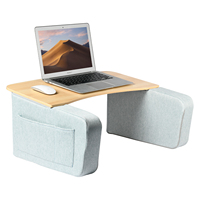 Table de lit portable multifonctionnelle en PU de haute qualité pour ordinateur portable, réglable en hauteur, pour lecture